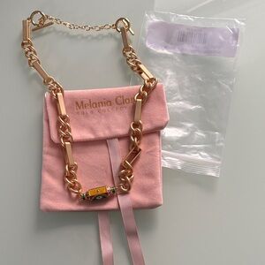 Melania Clara Gold Necklace